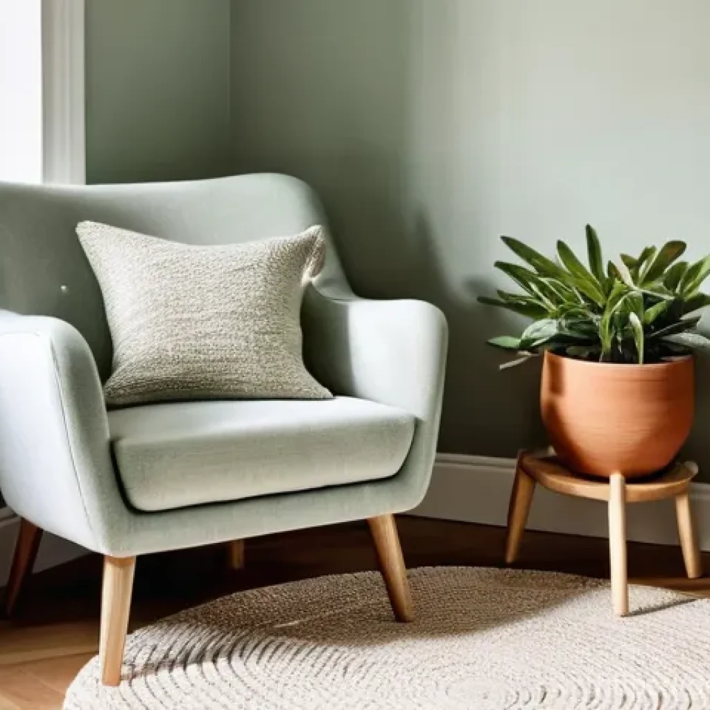 자기 개발을 위한 개인 공간 만들기 - **Cozy Reading Nook:**
"A serene and inviting cozy reading nook designed for ultimate relaxation...