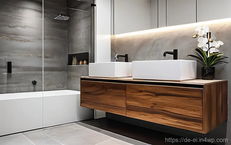 편안한 심리를 위한 집안의 인테리어 전략 - **A modern and immaculately organized home office space, designed for concentration and clarity, ill...