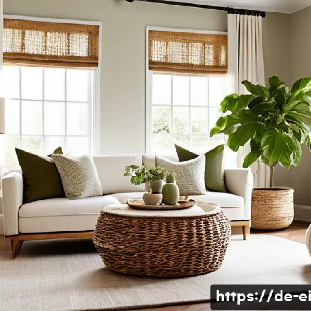 편안한 마음을 위한 공간 디자인 방법 - **A Serene Living Room Retreat with Earthy Textures and Soft Lighting.**
* **Description:** An...