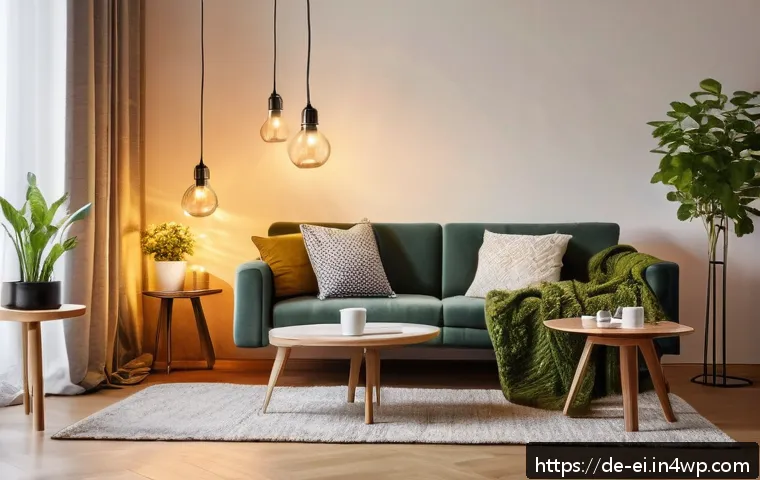 홈 카페 만들기로 스트레스 줄이기 - A cozy home caf&eacute; corner in a modern German apartment during evening hours, featuring warm, soft ligh...